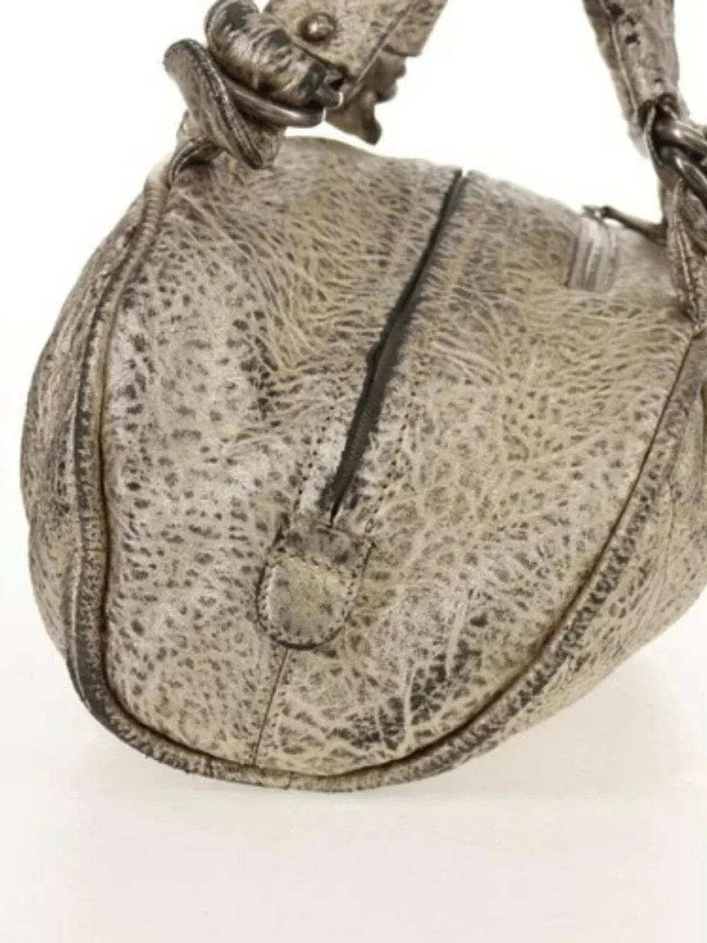 CHANEL Matelasse Hand Bag Leather Champagne Gold CC Auth 160074